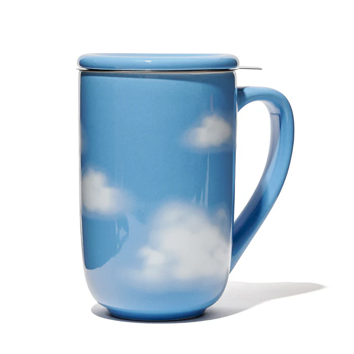 Cloudy Sky Blue Nordic Mug - Image 3