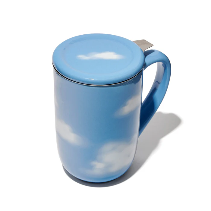 Cloudy Sky Blue Nordic Mug - Image 4