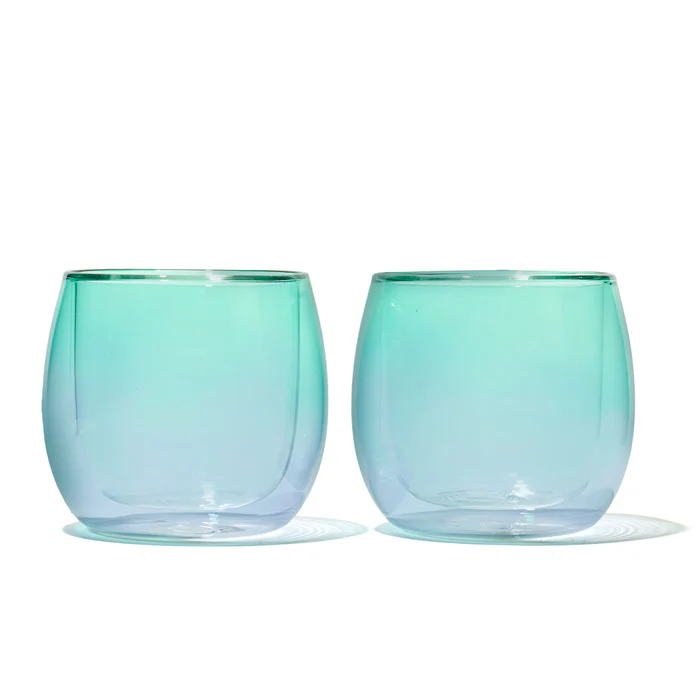 Northern Lights Glass Bubble Teapot & Bubble Cup Set - Image 3